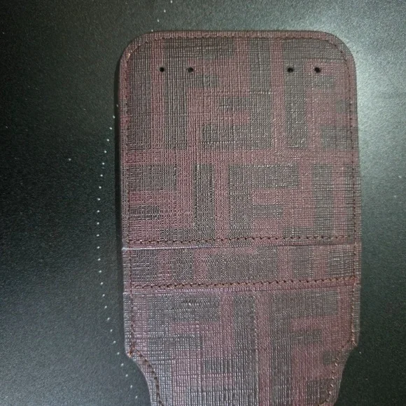 Fendi Burgundy Card Holder. Full inclusion with coa. - Picture 4 of 10